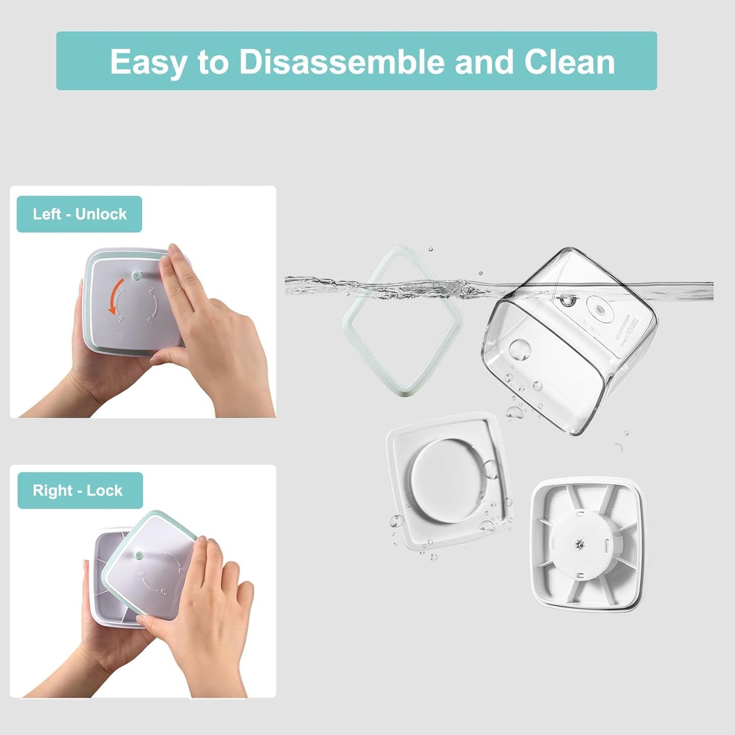 Airtight Food Storage Container - 1.25qt / 1250ml Rectangle Pop Containers With Lids, Bpa Free for Spaghetti Cereal Flour Rice Kitchen Organizer