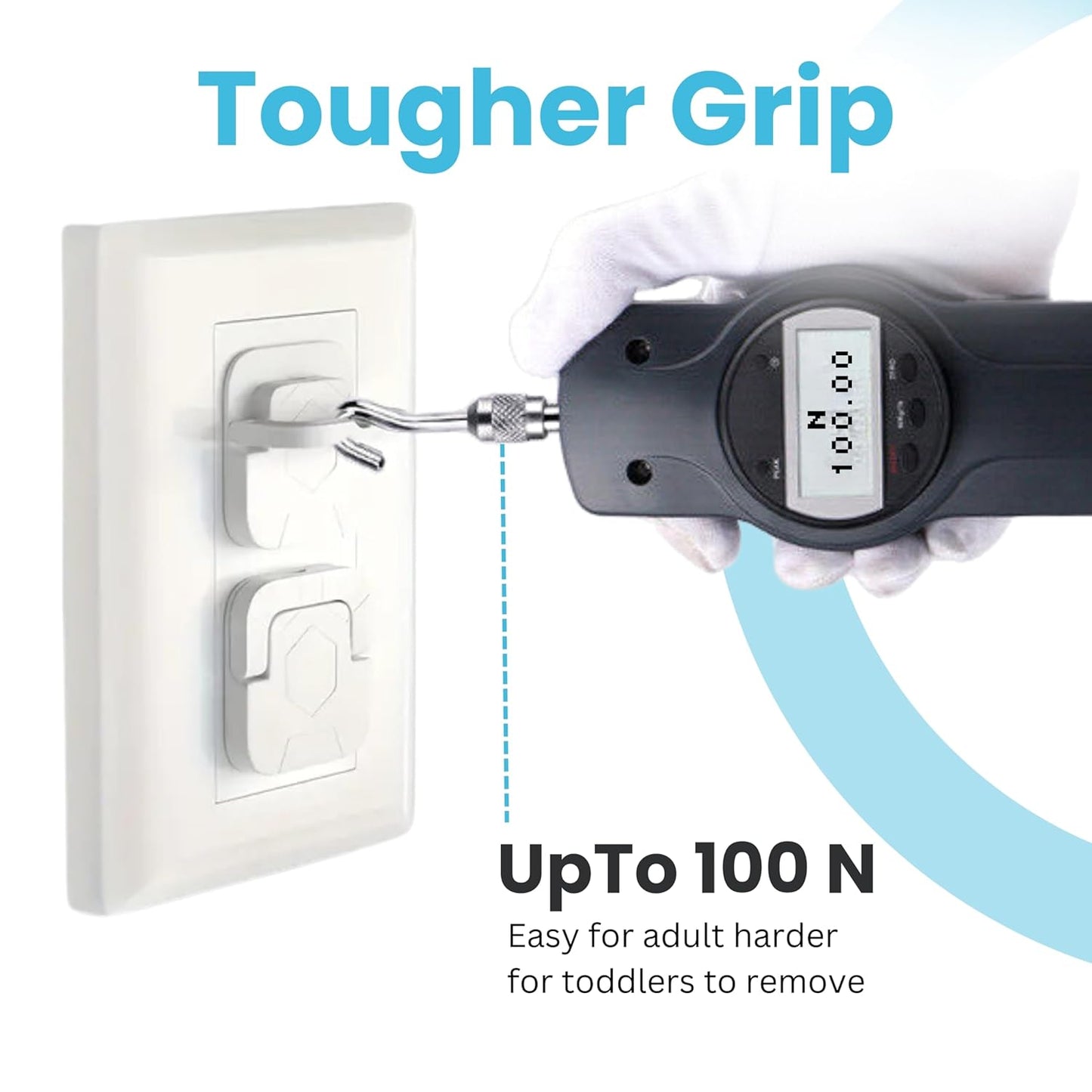 60 Pack Outlet Covers Baby Proofing with Pull Handle- Plug Covers Baby Proofing- White Baby Proof Outlet Covers 3 Prong Child Proof Outlet Cover- Shock Prevent Plug Protectors Baby Proof Plug Covers