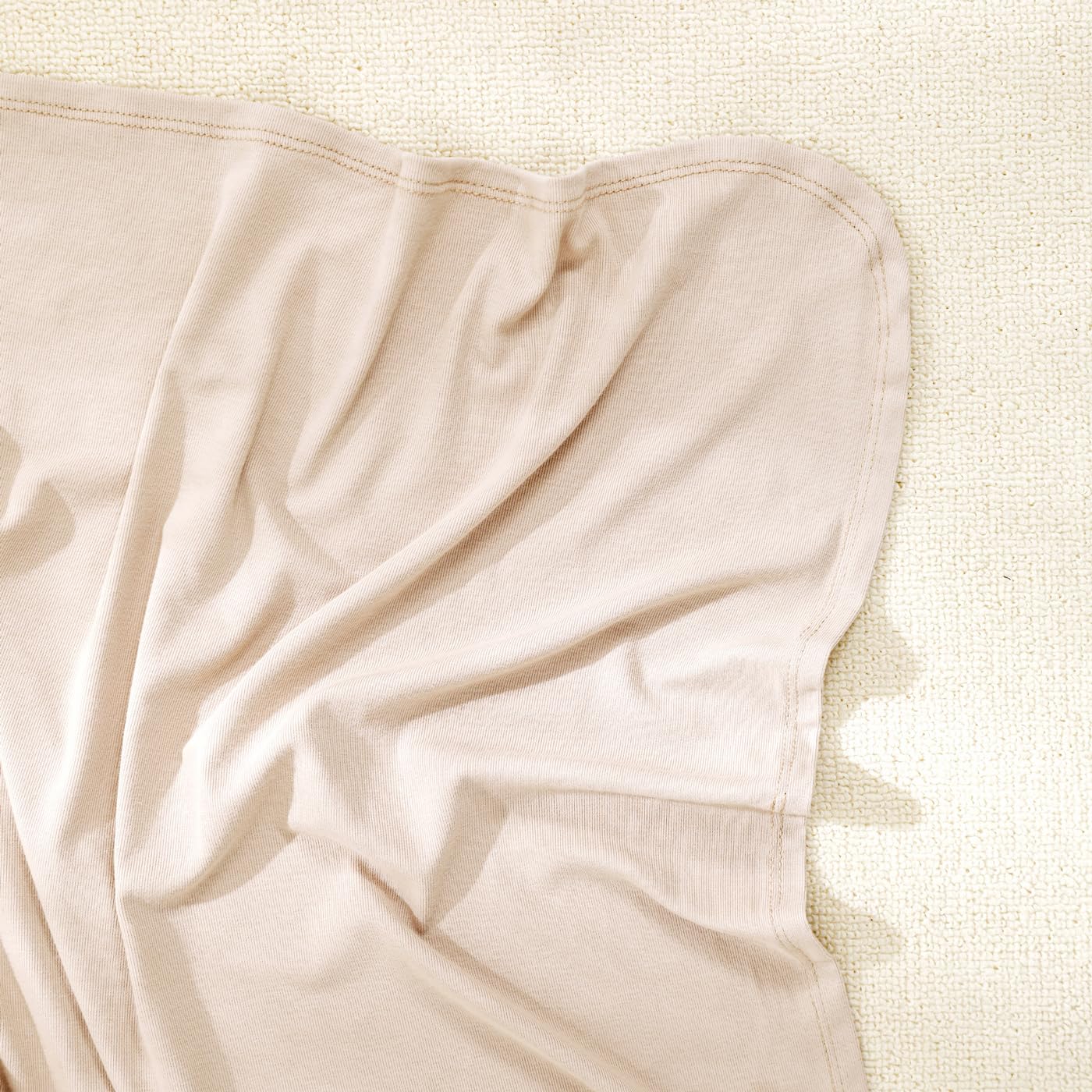 GRSSDER Newborn Swaddle Blanket, Ultra Soft Jersey Receiving Blanket with Matching Headband and Beanie Set 33×44", Stretchy Baby Neutral Swaddle Wrap for Girls and Boys