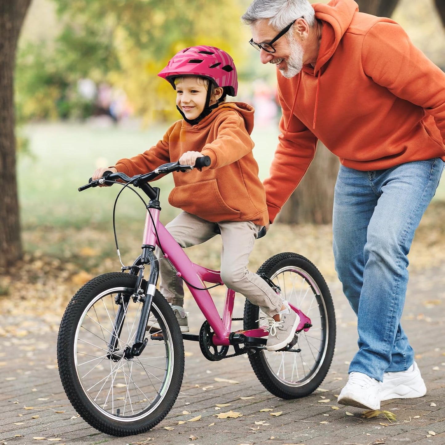 Adjustable Toddler Helmet, Kids Bike Helmets for Boys Girls 3-5/4-6/5-8 Years, Protective Gear Set for Bicycling/Skateboarding/Rollerblading/Scootering