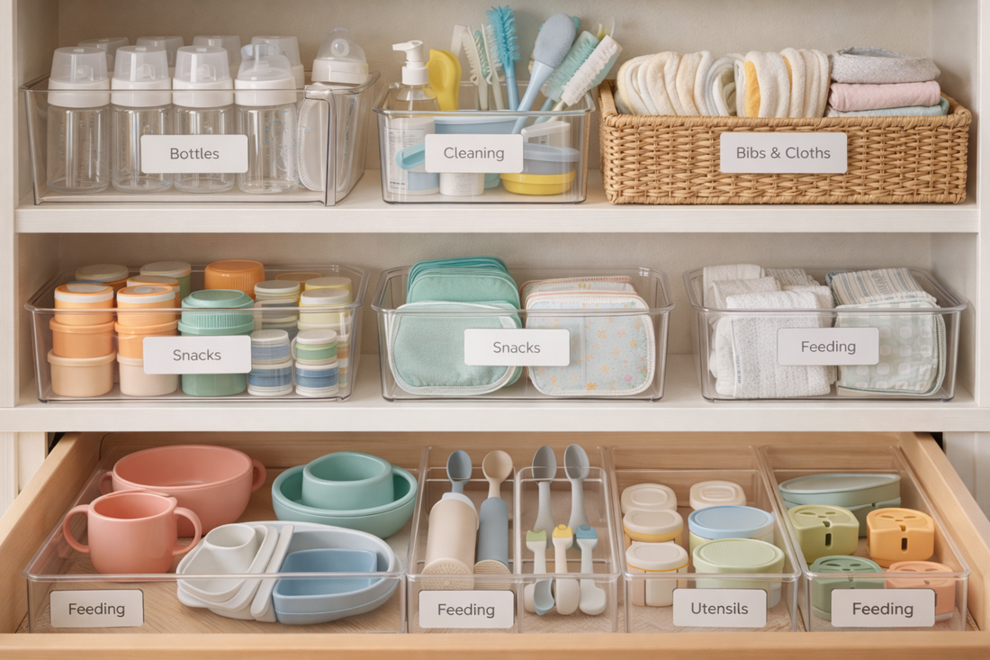 How to Organize Baby Feeding Supplies for Easier Weekly Prep