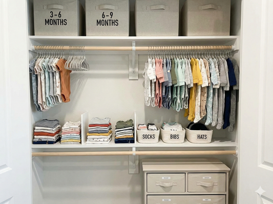 How to Create a Baby Closet System That Saves Time Every Day