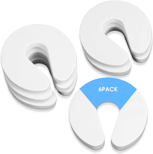 6 Pcs Foam Door Stopper,Child Proof Door Stopper,Doors Finger Pinch Guard,Baby Proof Doorstopper for Preventing Pinching,Slamming Doors and Children Being Locked in Rooms