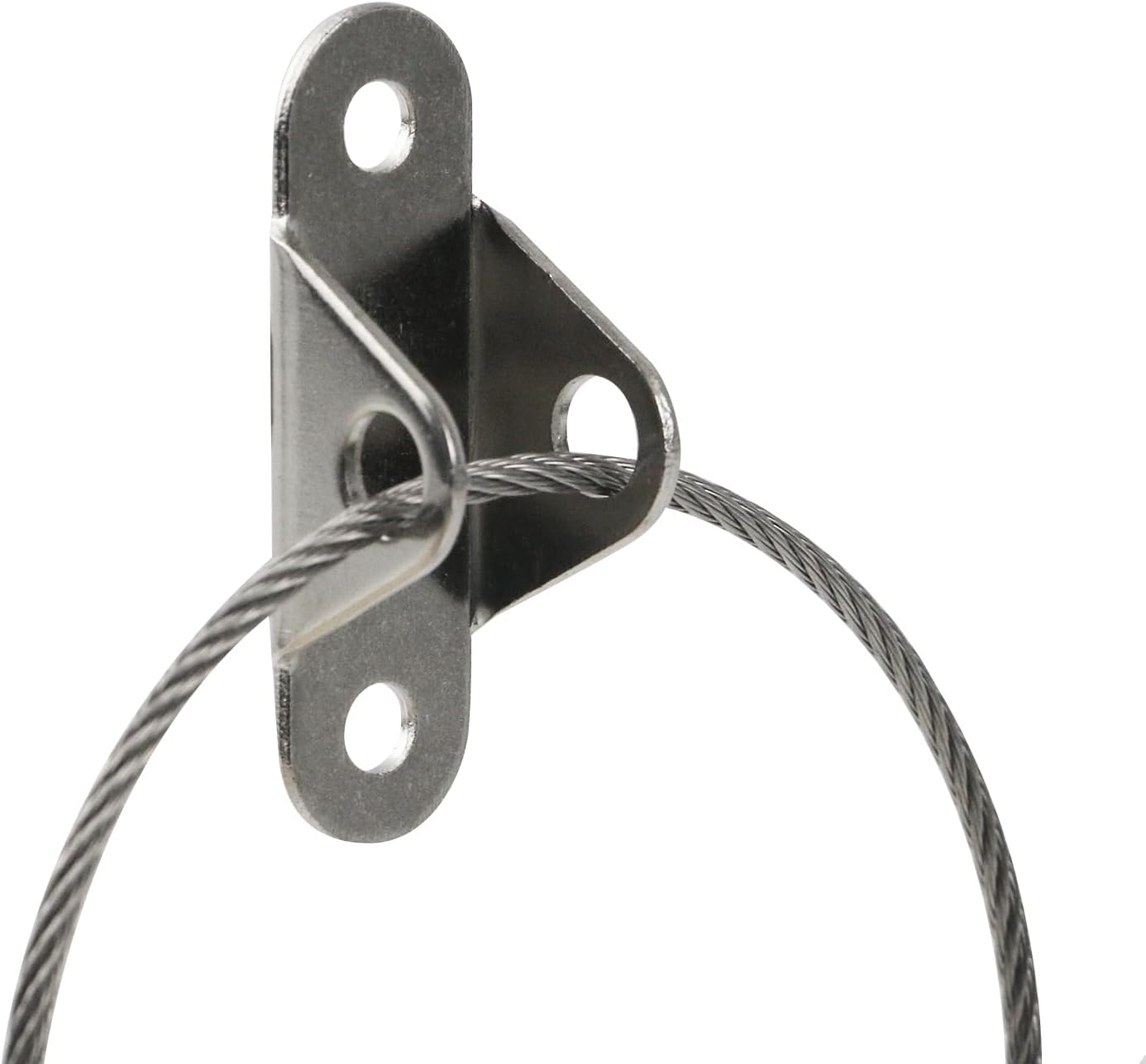 Oedema 10 Pcs Furniture Anchors Furniture Wall Anchors Anti Tip Furniture Straps Furniture Dresser Wall Safety Anchor, Silver