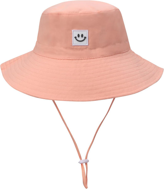 55cube Toddler Sun Hat Beach Bucket Hat for Girls Boys Toddlers