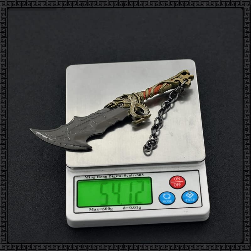 God of War Ragnarök Kratos Blades of Chaos Action Figures Game Toy Collection Keychain Desk Decoration Backpack Pendant Gift