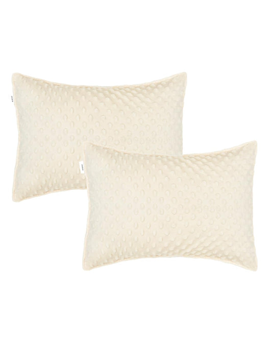 ALVABABY Toddler Pillowcases Soft Kids Pillow Cover 2 Pack Fit 13"x 18" or 12"x16" Envelope for Girl Boy Sleepy Travel 2TPD02A