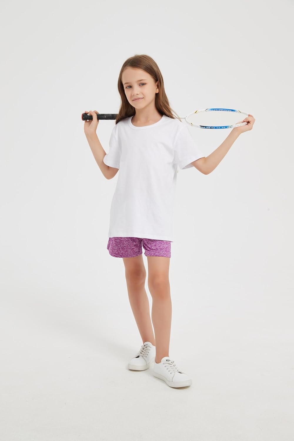 6-Pack Kids Cotton T-Shirts Short Sleeve Basic Tops for Toddlers Boys and Girls