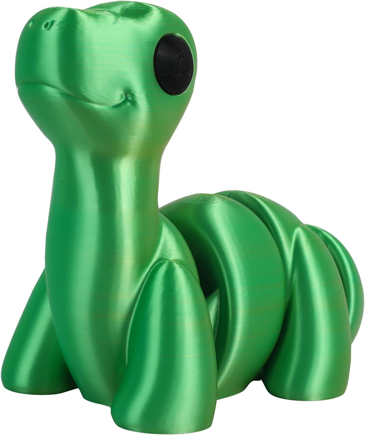 3D Printed Dinosaur with Flexible Articulated Joints, Fun Desk Toy for Stress and Anxiety Relief, Unisex Adults,Desktop Pet,Gift idea (Brontosaurus)