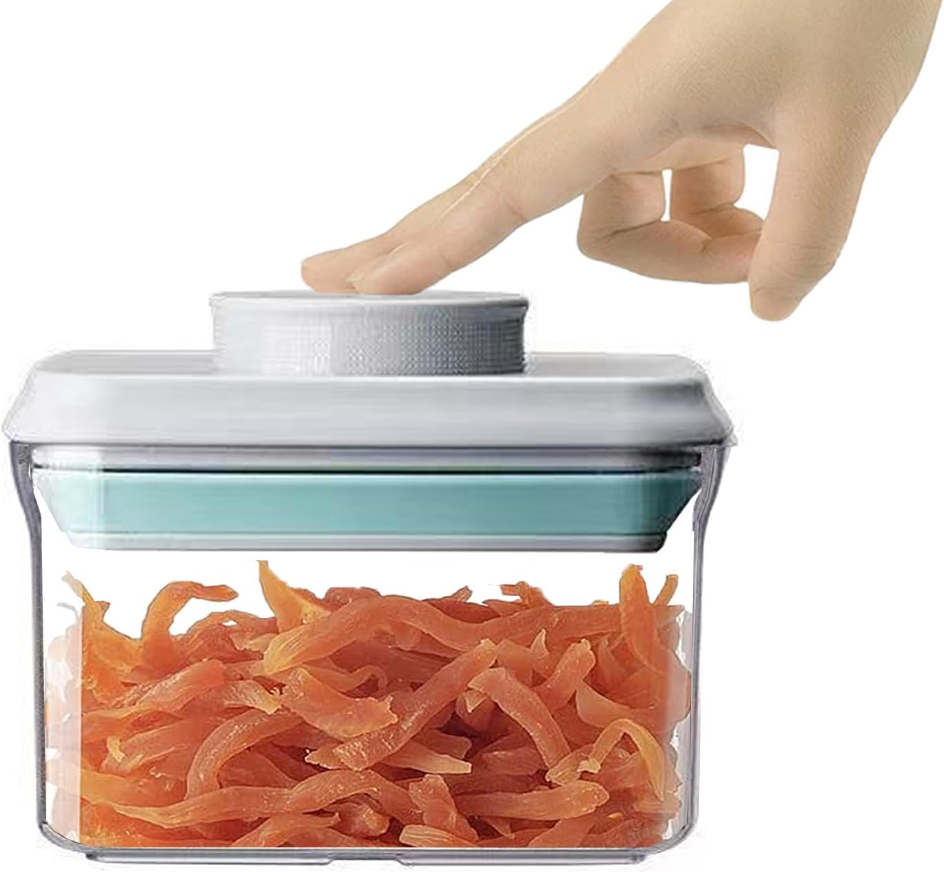 Airtight Food Storage Container - 0.32qt / 320ml Mini Square Pop Containers With Lids, Bpa Free Stackable Container Snacks Candy Salt Herbs Spices