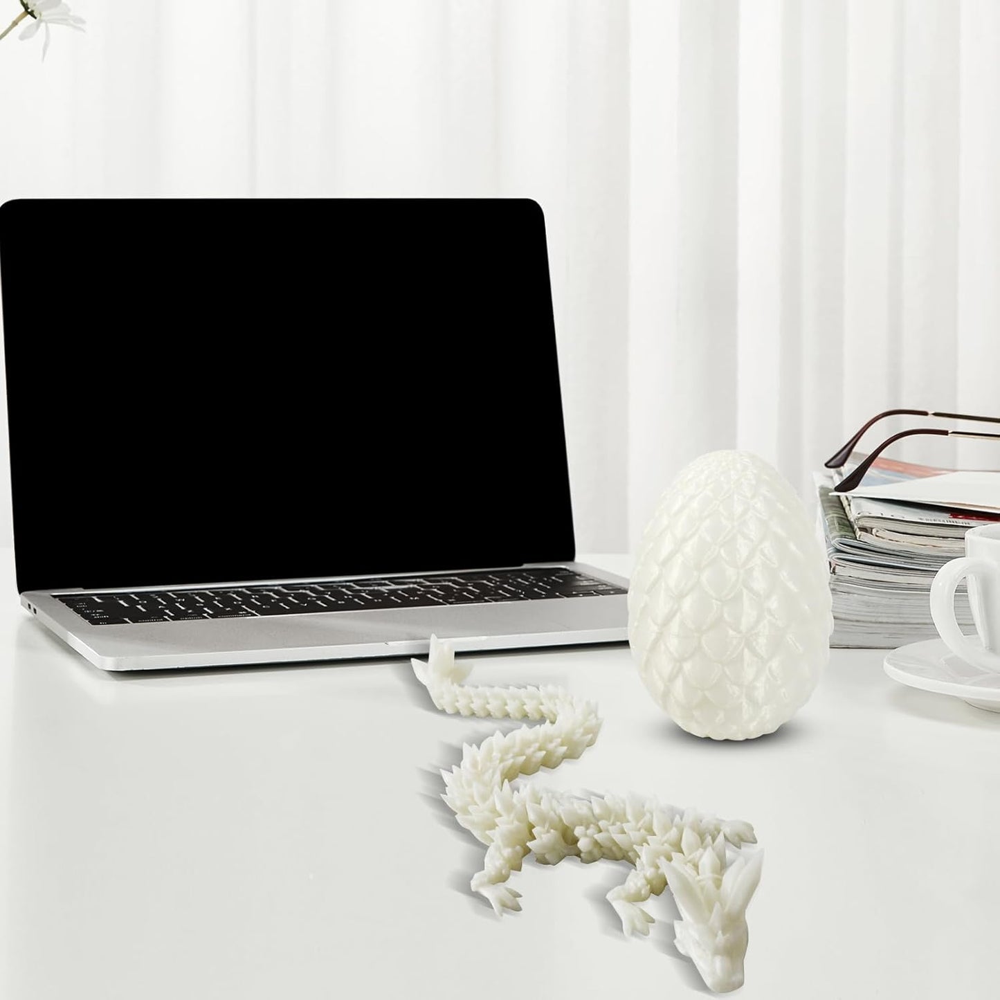 3D Printed Dragon Egg,Mystery Crystal Dragon Fidget Toys,Articulated Dragon,Home Desk Decor Easter Surprise Dinosaur Eggs,Adults Fidget Toys for Autism/ADHD