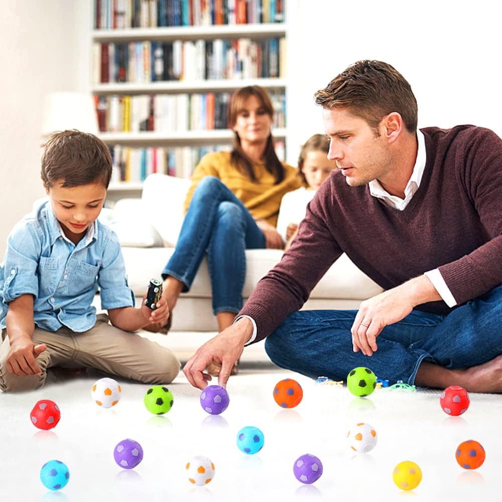 42 Pack Soccer Party Favors, Mini Fidget Spinners Soccer Ball Toys Sensory Fidget Toys Party Favors for Kids 4-8 8-12 Goodie Bag Stocking Stuffers Birthday Prizes for Classroom