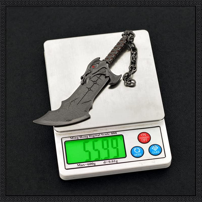 God of War Ragnarök Kratos Blades of Chaos Action Figures Game Toy Collection Keychain Desk Decoration Backpack Pendant Gift