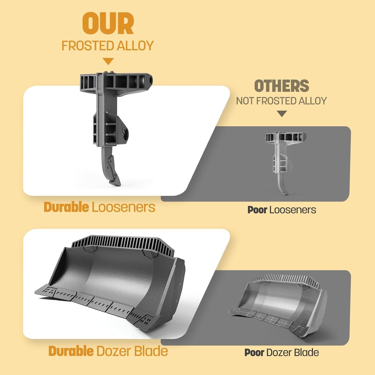 9-Channel Metal RC Bulldozer - Realistic Remote Control Kids Construction Play Toys with Lights and Sound, Track Type Tractor Toys for 3+ Boys, Perfect 2025 Kids Birthday Gift for Ages 3-12+