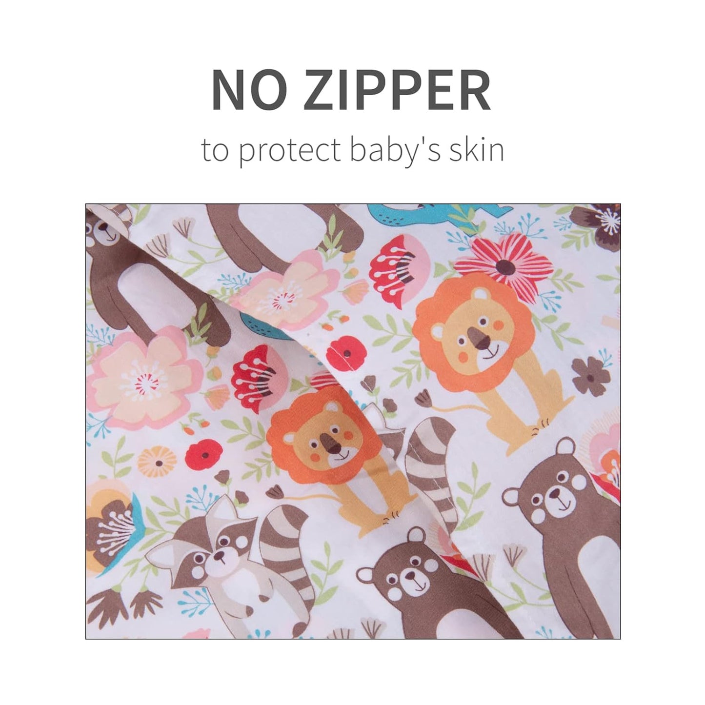 ALVABABY Toddler Pillowcases 2 Pack Organic Cotton Kids Pillow Cover Fit 13"x 18" or 12"x28" Envelope for Girl Boy Sleepy Travel