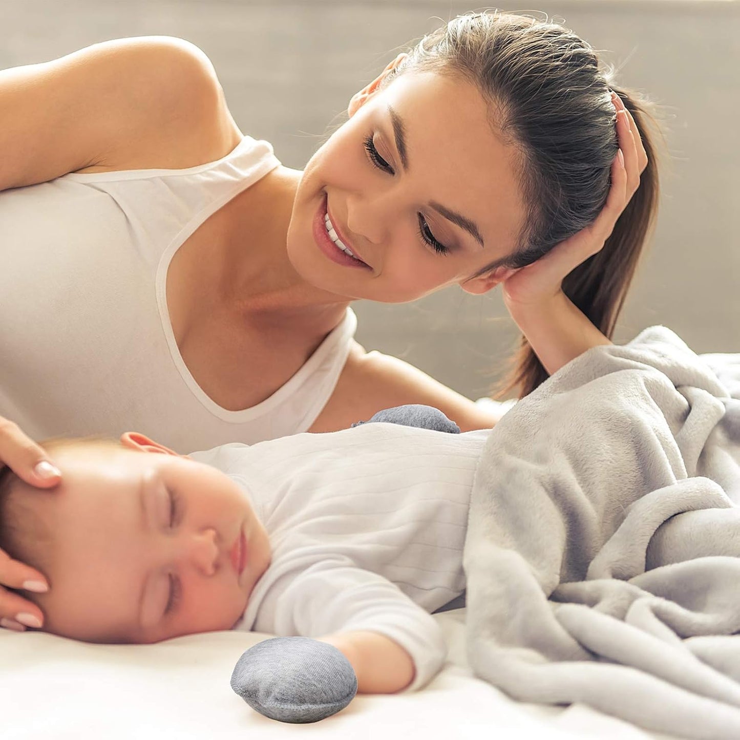 9 Pairs Newborn Baby Boys Girls Mittens 0-6 Months Infant Toddler Mittens No Scratch Solid Color Gloves