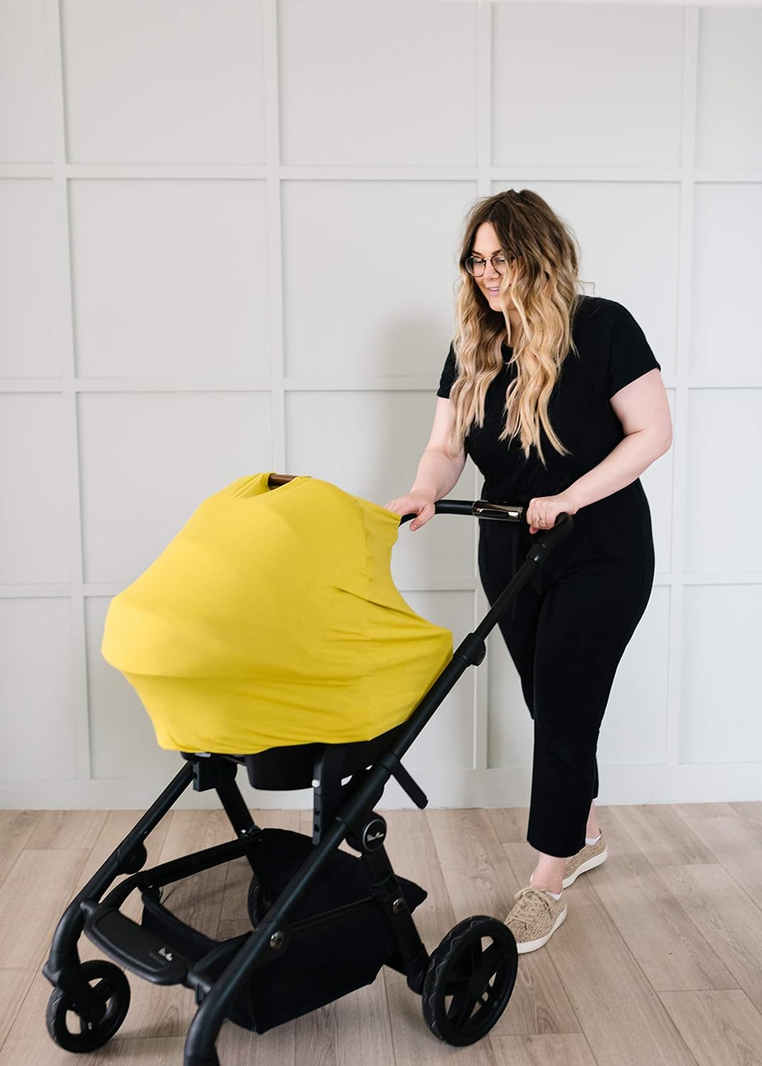 Copper Pearl Multi-Use Cover: Car Seat Covers, Nursing Cover, and Stroller Cover for Sun - Stretchy Fabric, All-Season Use, Stylish Designs, Easy Access for Moms - Squirt