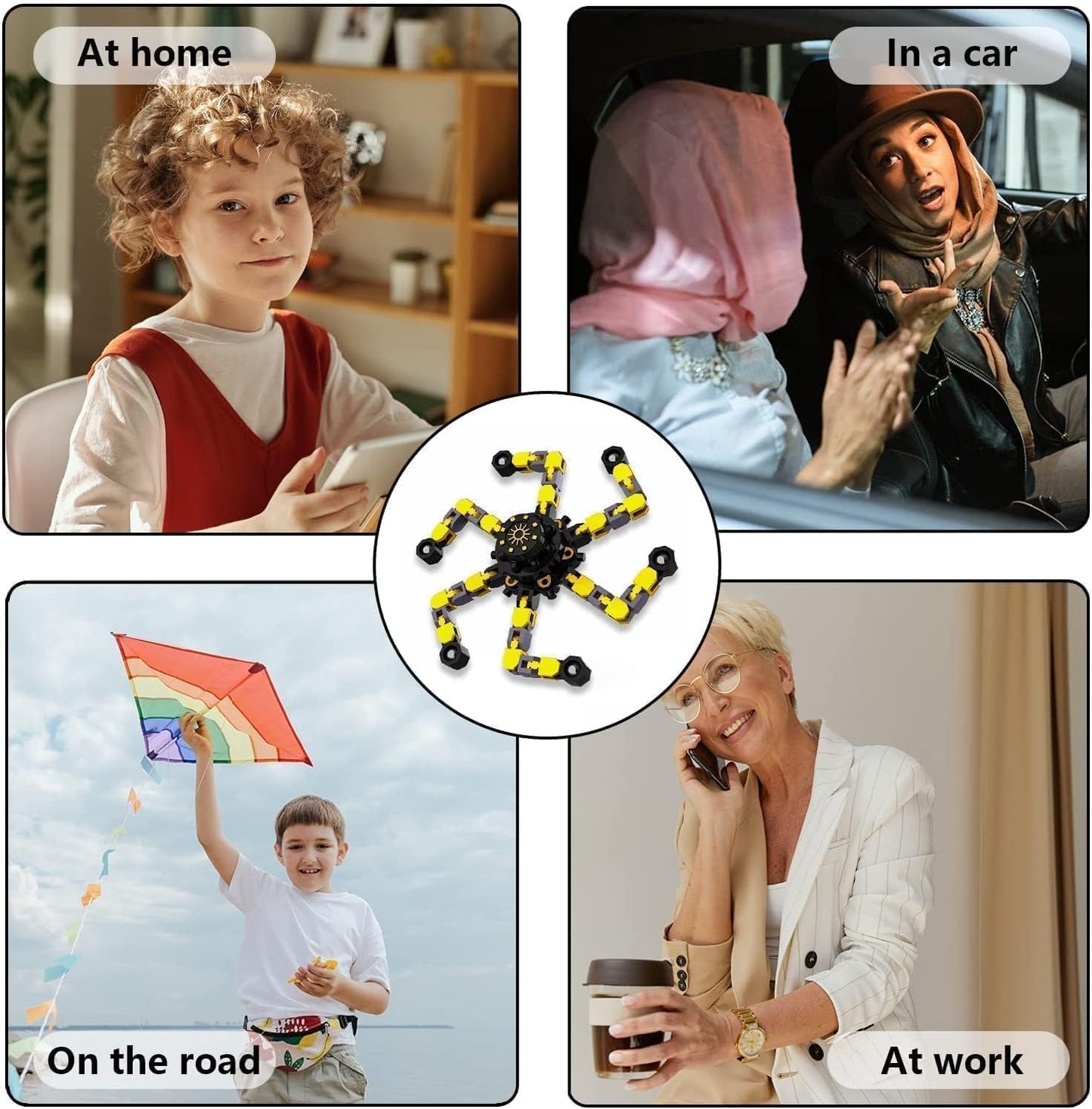 32 Pcs Deformable Robot Fidget Spinners Toys for Party Favor, Transformable Fingertip Spinner for Classroom Prizes, Christmas Valentine Gifts Goodie Bag Stocking Easter Basket Stuffers for Kids