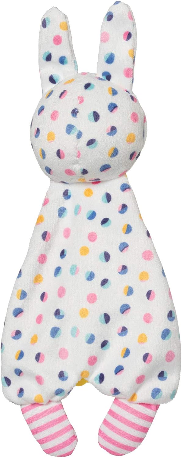 Manhattan Toy Cherry Blossom Days Baby Bunny Soothing Mini Blankie with Removable Silicone Teether Multi