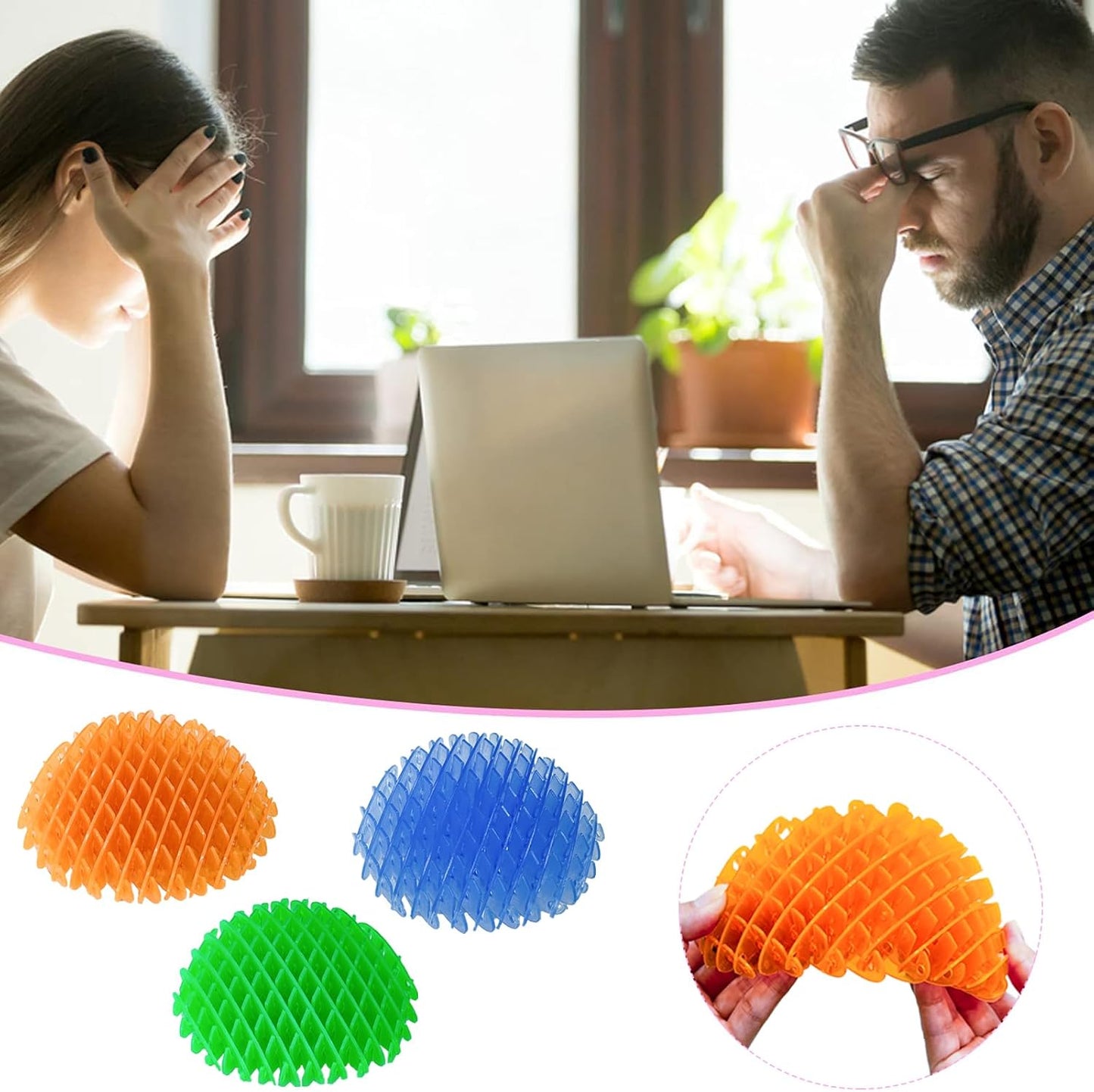 3Pcs Fidget Worm Toy, Cool Toy Worm Big Fidget Toy, Green Cute Worm Shaped Ornament, Funny Pocket Worm Fidget Toy Weird Sensory Toy Portable for Adults Children