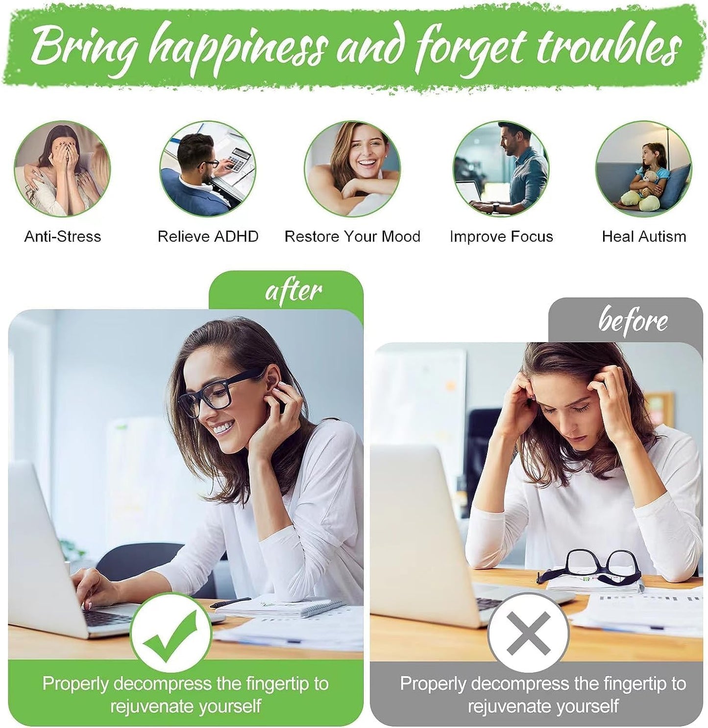 1100pcs Ferrite Putty, fidget toys, Fidget Toys Adults, Desk Fidgets Toys for Office Stress/Anxiety Relief,Adults gifts