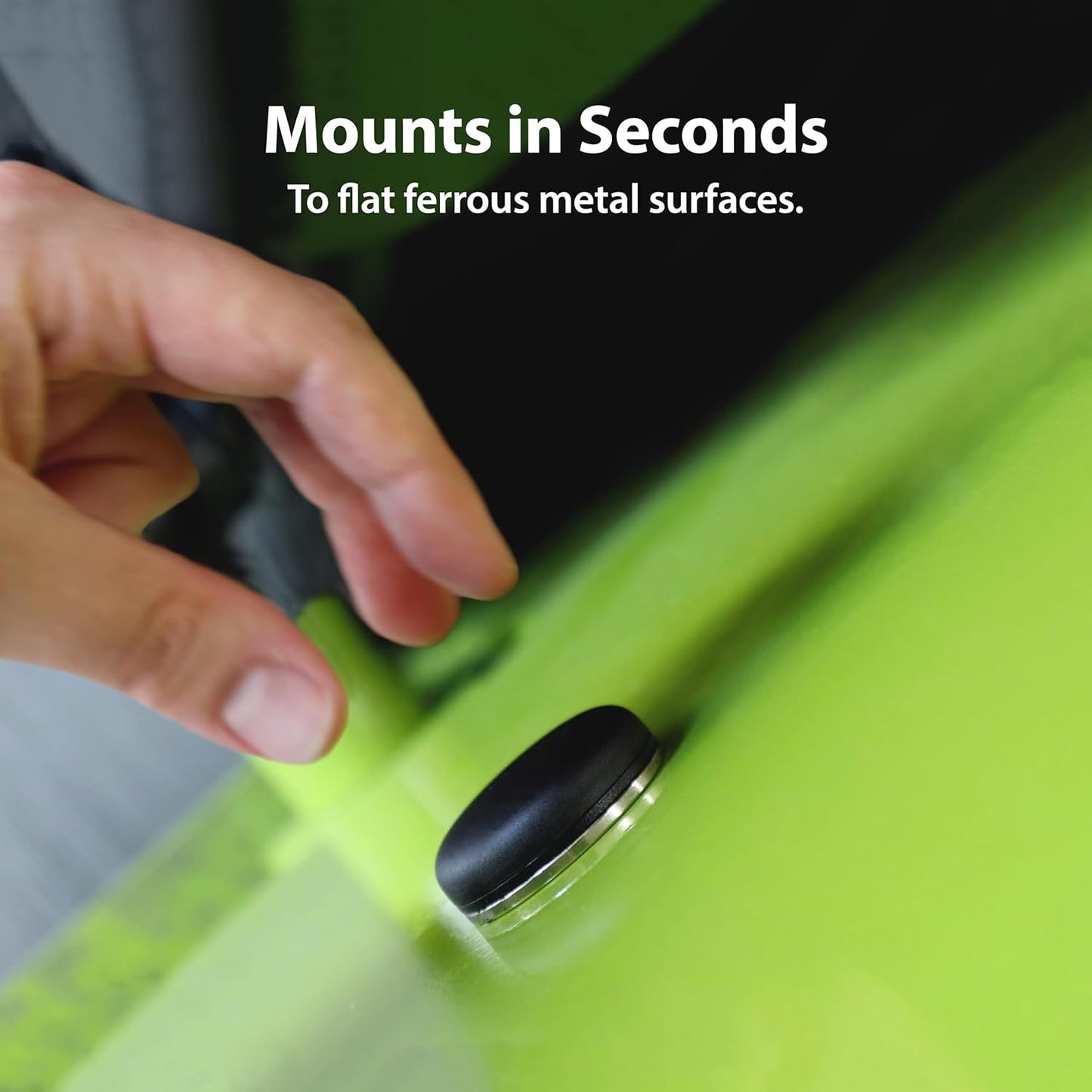 AirTag Magnetic Case Aero (4 Pack) - TagVault™ - The Aerodynamic AirTag Magnetic Case | Ultra-Strong Oversized Neodymium Magnet, Discreet, Easy Screw-On Design | Elevation Lab