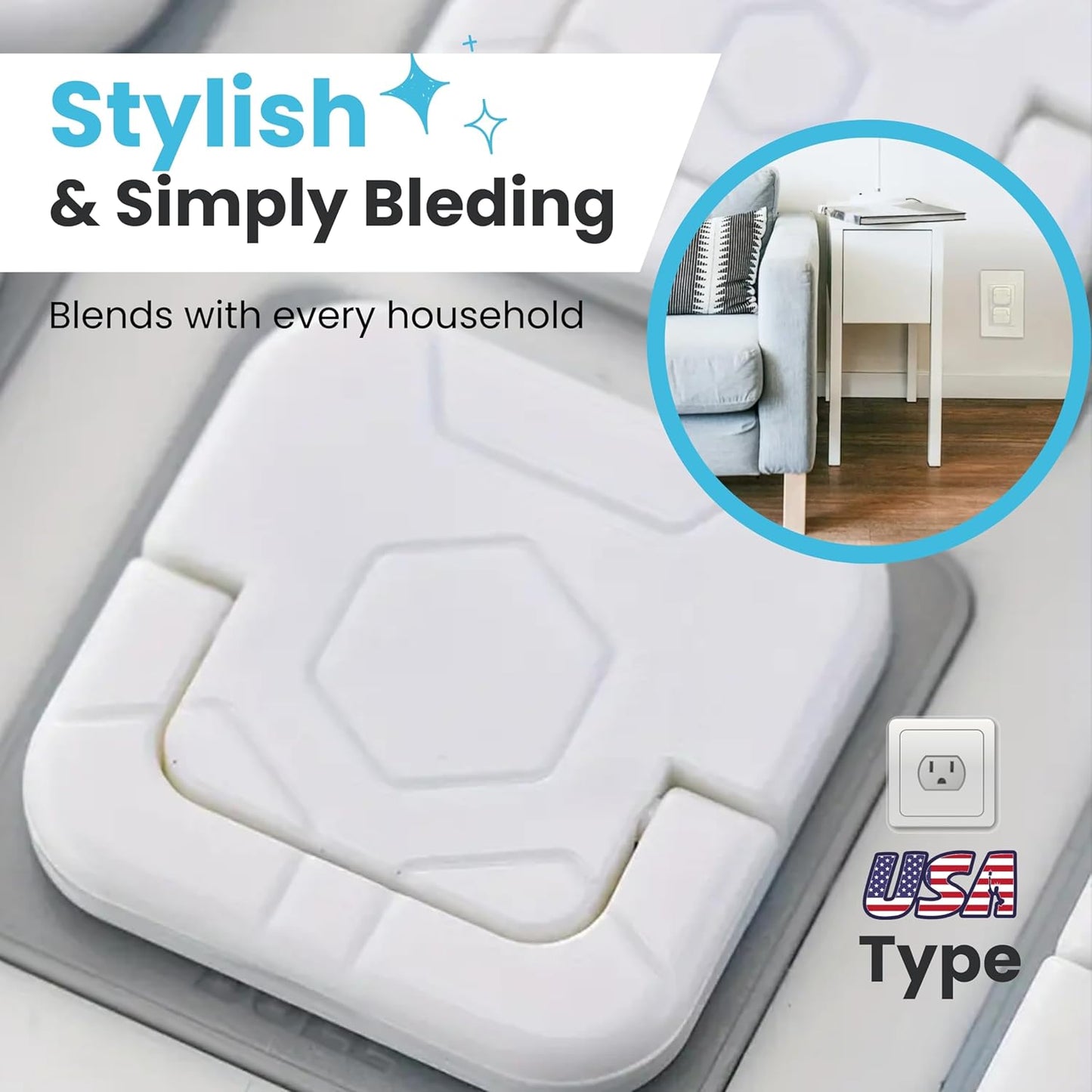 30 Pack Outlet Covers Baby Proofing with Pull Handle- Plug Covers Baby Proofing- White Baby Proof Outlet Covers 3 Prong Child Proof Outlet Cover- Shock Prevent Plug Protectors Baby Proof Plug Covers