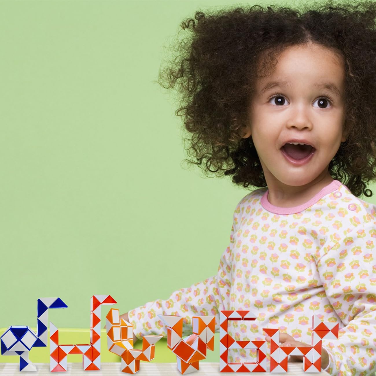 32Pcs Magic Snake Speed Cube for Party Favors Goodie Bag Stuffers Classroom Prizes, Mini Twist Puzzle for Birthday Bags for Kids Christmas Valentine Easter Gifts