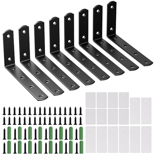 8 Pcs Furniture Anchors, OEH Furniture Anchors for Baby Proofing, No Drilling Furniture Wall Anchor Earthquake Straps, Anti Tip Furniture Straps for Baby Cabinet Dresser to Prevent Falling, Small