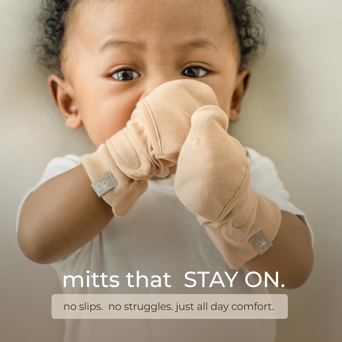 goumikids Viscose Made from Bamboo Cotton Anti-Scratch Soft Stay-On Mitts