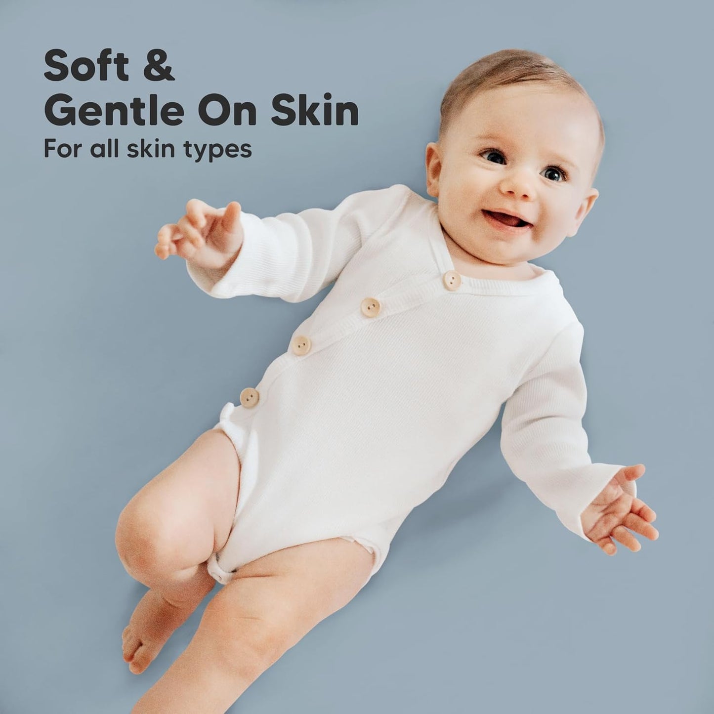 2-Pack Mini Crib Sheets Fitted - 38x26 Pack N Play Sheets for Pack and Play Mattress, Organic Cotton, Soft & Breathable Playard Bedding, Neutral Mini Toddler Bed Cover for Boys, Girls (Steel)