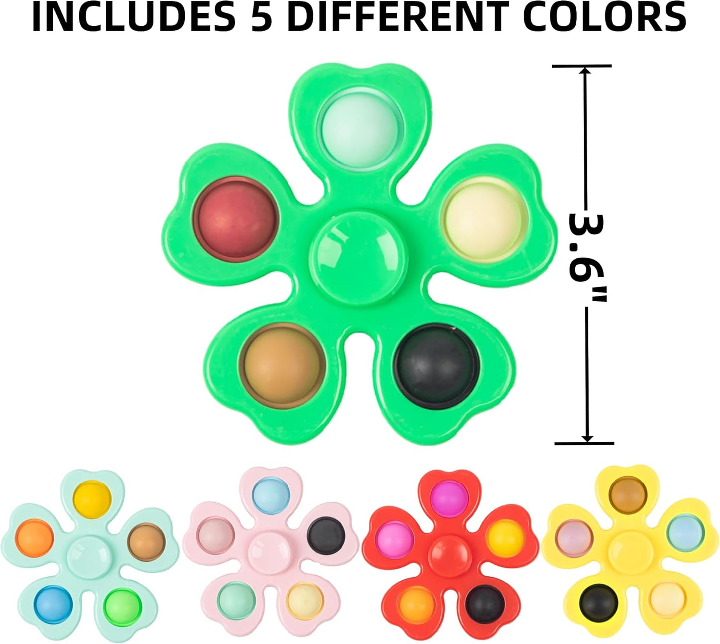 24 Pcs Fidget Spinners Bulk-Mini Pop Bubble Fidget Spinner Toys for Kids Teens Adults Birthday Party Favors,Return Gifts,Goodie Bags Stuffers,Party Games,Classroom Rewards Carnival Prizes