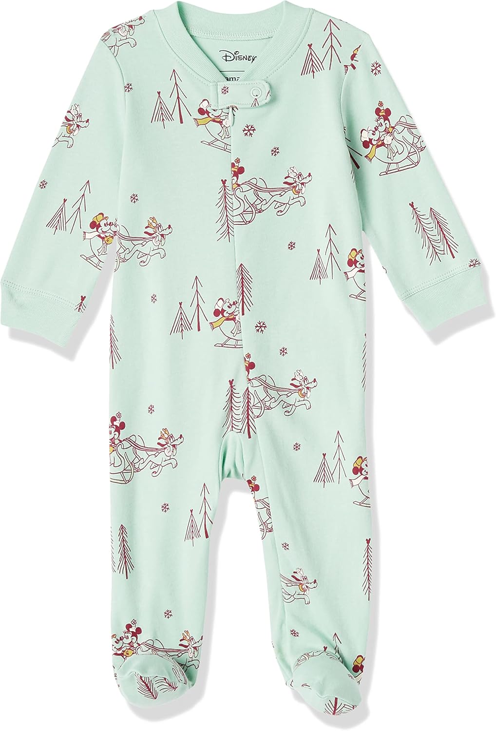 Amazon Essentials Disney | Marvel | Star Wars Unisex Babies' and Toddlers' Snug-Fit Cotton Footed Pajamas, Multipacks