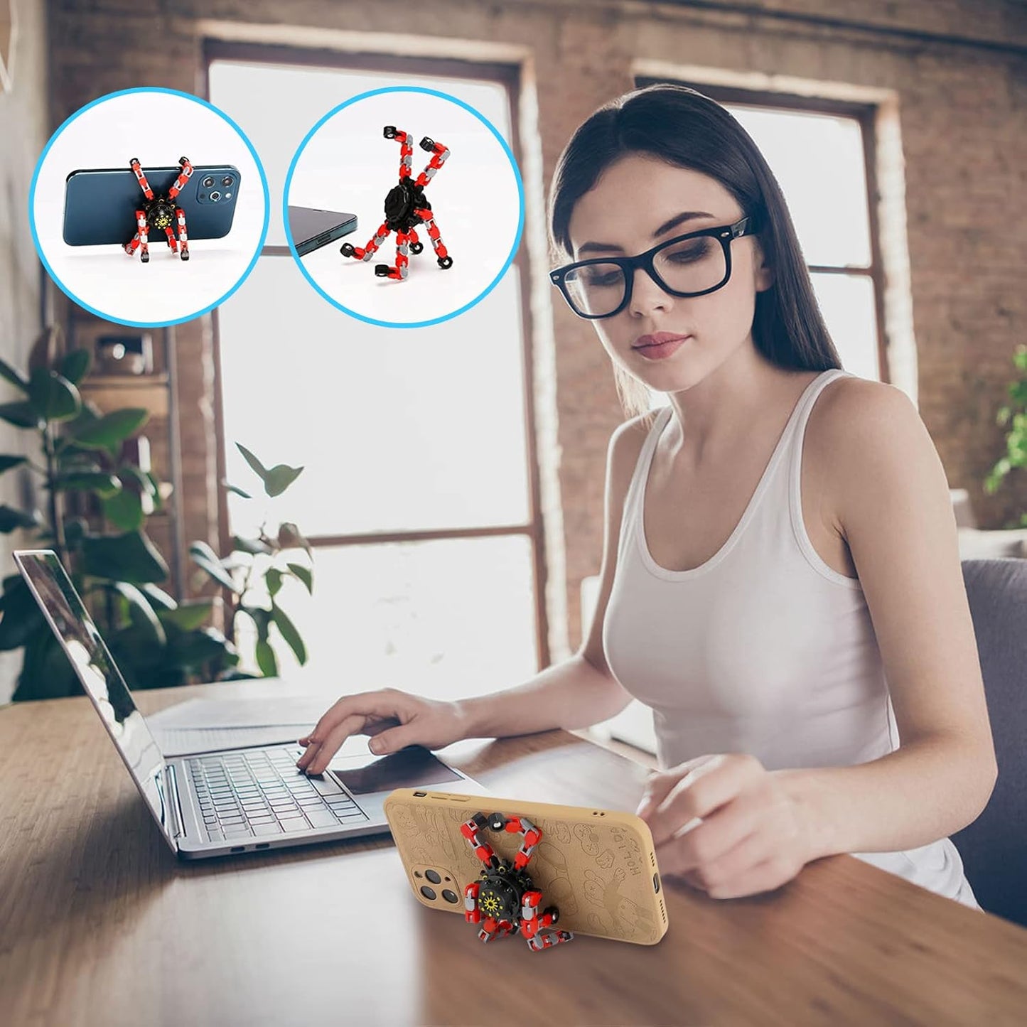 12 Pcs Fidget Spinners Toys, Transformable Creative Mechanical Gyro Toy Stress Relief Toy Fidget Toy for Kids and Adults