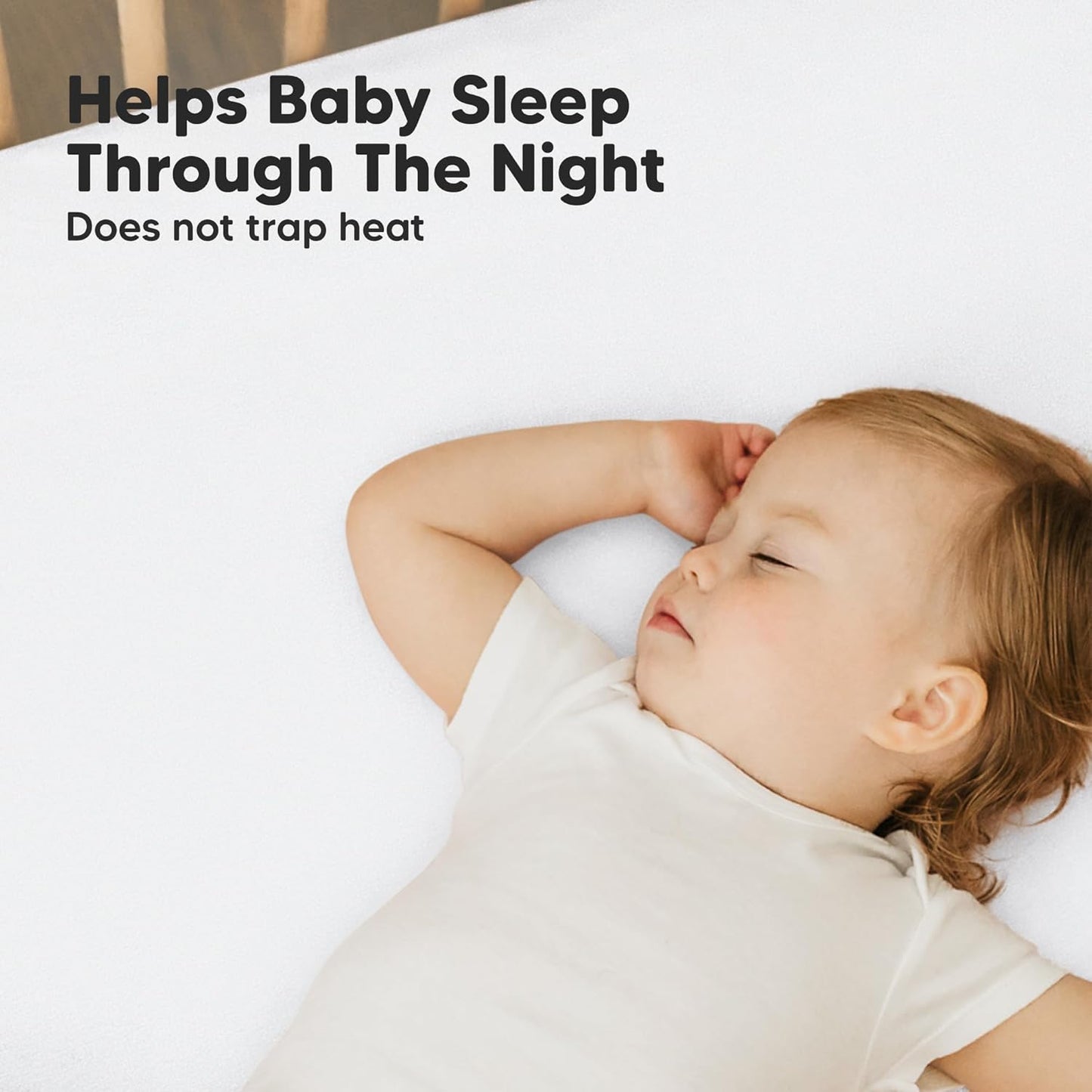 2-Pack Mini Crib Sheets Fitted - 38x26 Pack N Play Sheets for Pack and Play Mattress, Organic Cotton, Soft & Breathable Playard Bedding, Neutral Mini Toddler Bed Cover for Boys, Girls (Rose)