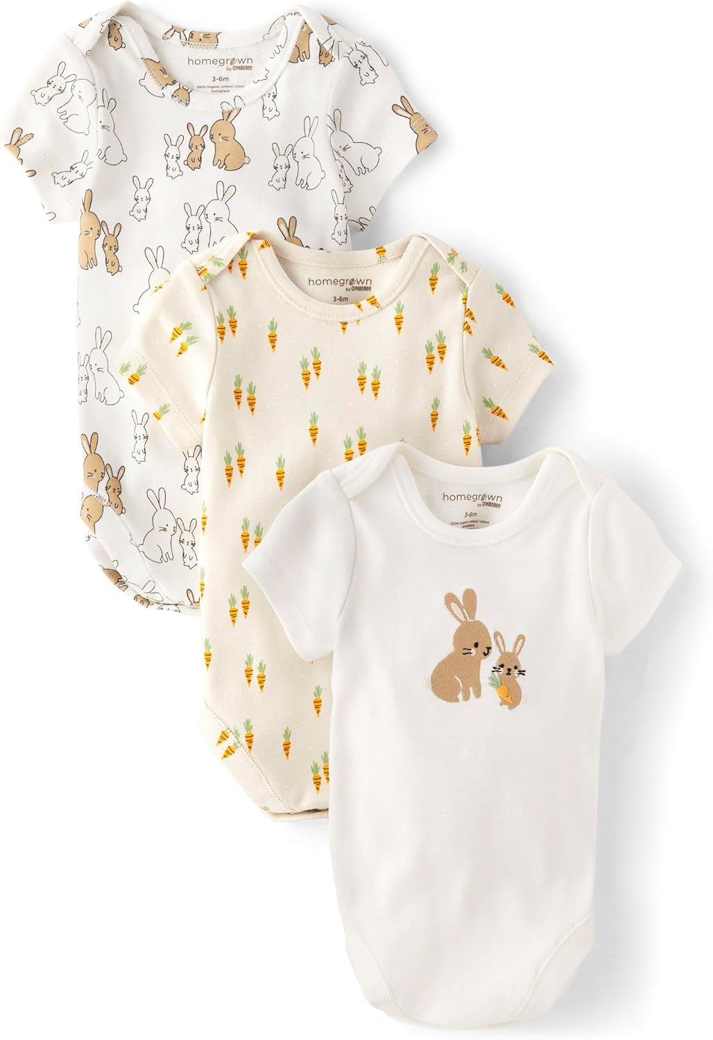 Gymboree Unisex Baby And Newborn Short Sleeve Bodysuits
