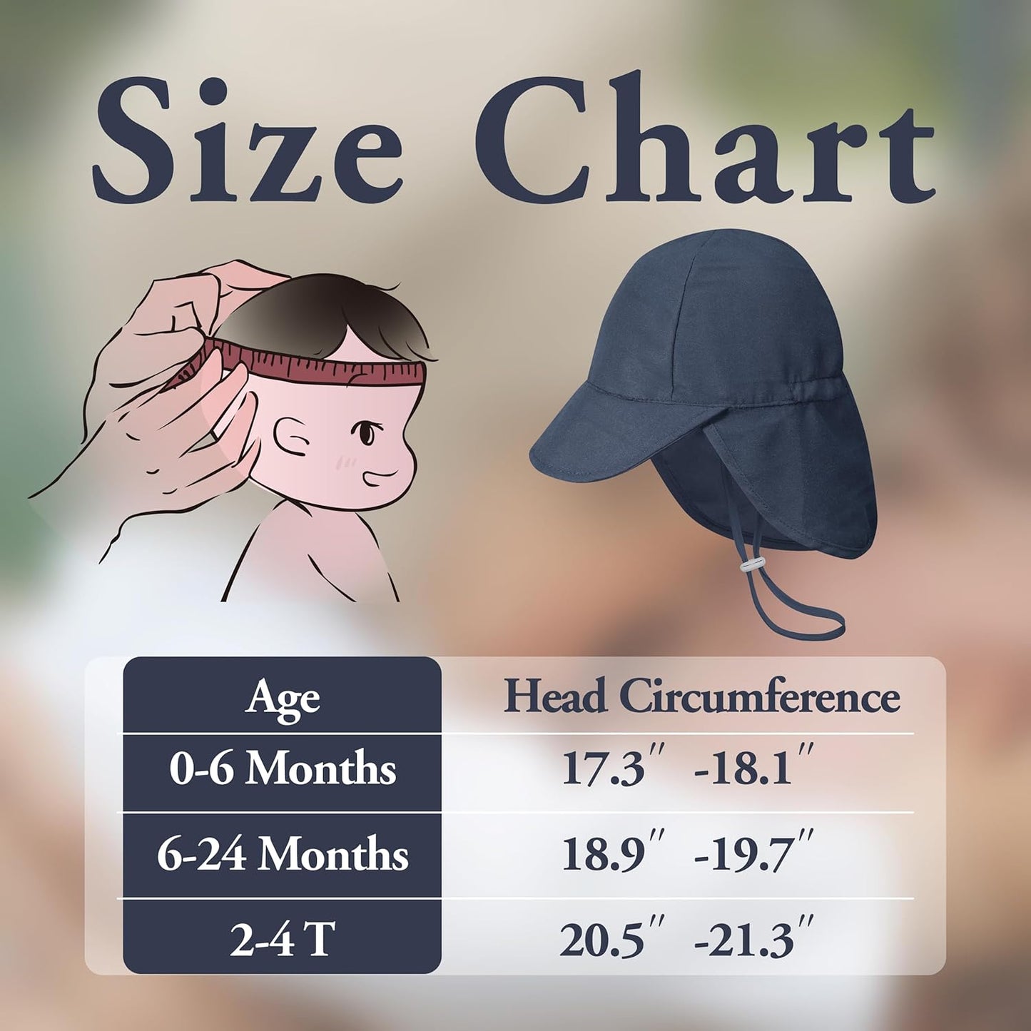 2 Pack Baby Sun Hats UPF 50+ Toddler Beach Hat for Girls Boys 0-4 Years