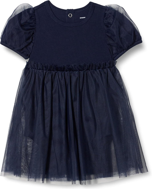 Amazon Essentials Baby Girls' Tulle Bodysuit Dress