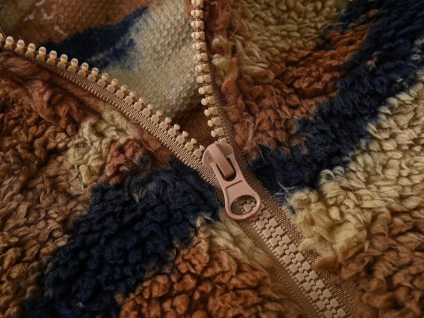 AIWUHE Toddler Boys Girls Hooded Jacket Fleece Hoodie Winter Warm Solid Color Teddy Coat Zip-up Bear Ear Sweater Fall Clothes