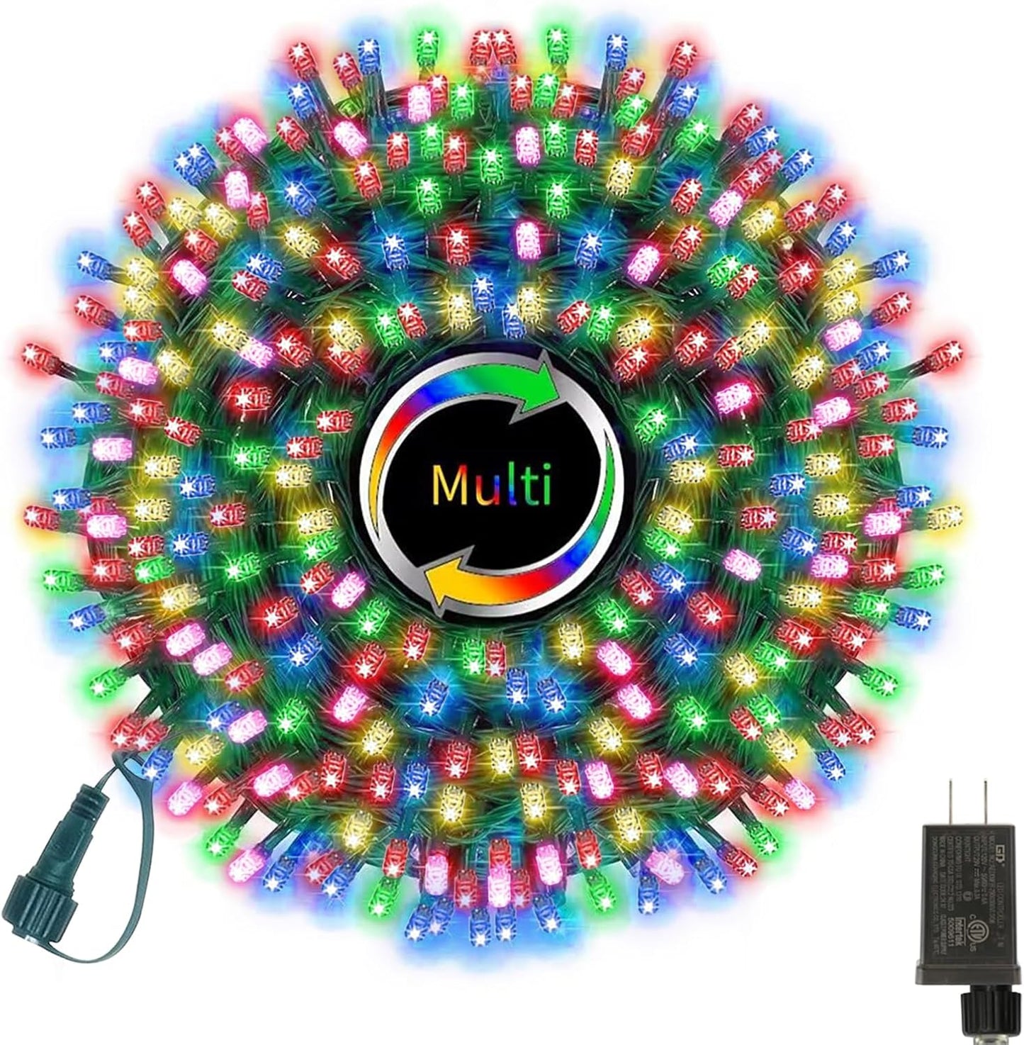 66FT Easter String Lights Outdoor Indoor, 200 LED Easter Pastel Lights Multicolor Decorations, 11 Modes Plug in Twinkle Fairy Lights for Bedroom Decor