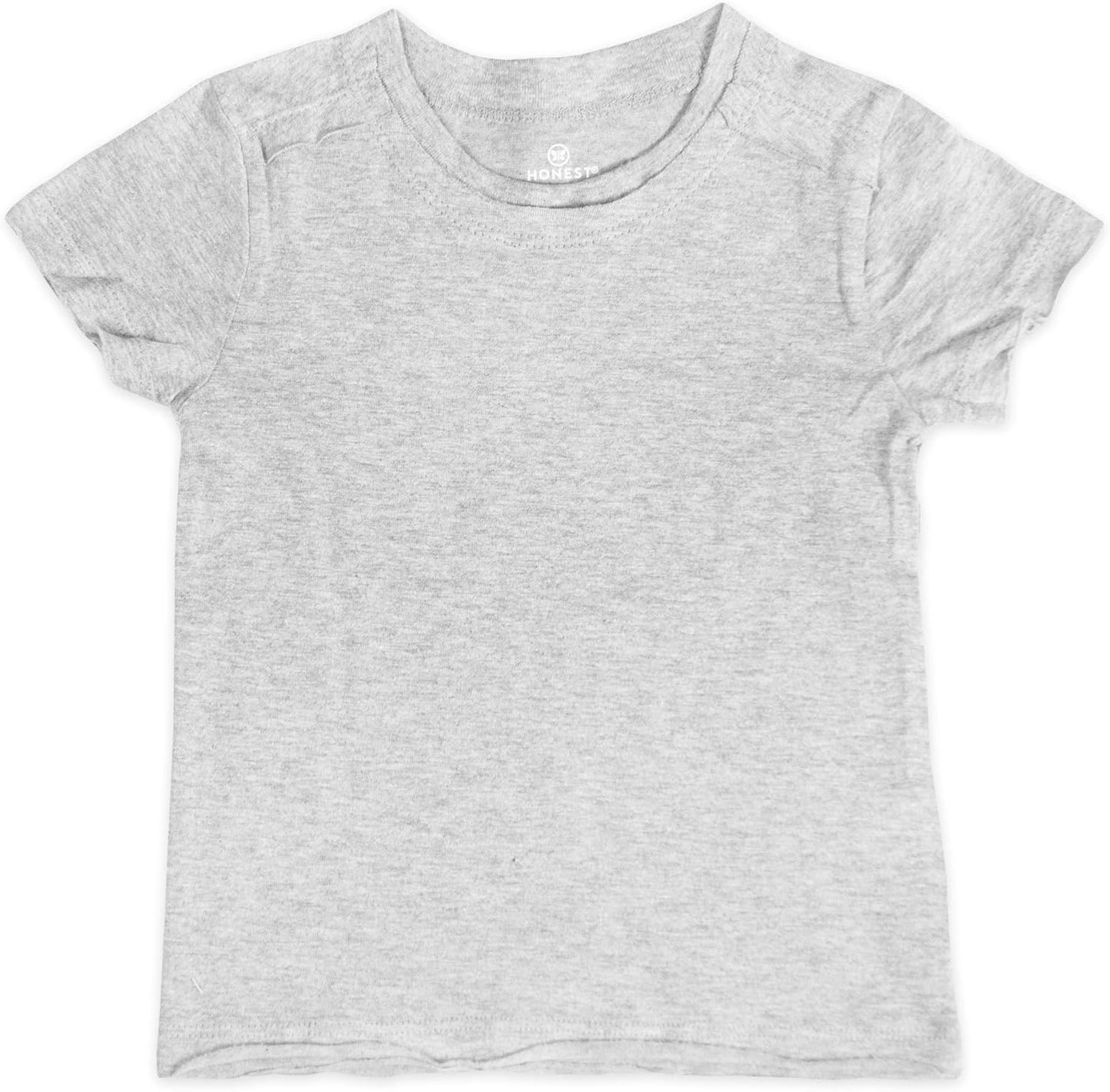 5-Pack Short Sleeve T-Shirts 100% Organic Cotton Baby, Toddler, Little Kid, Boy, Girl, Unisex