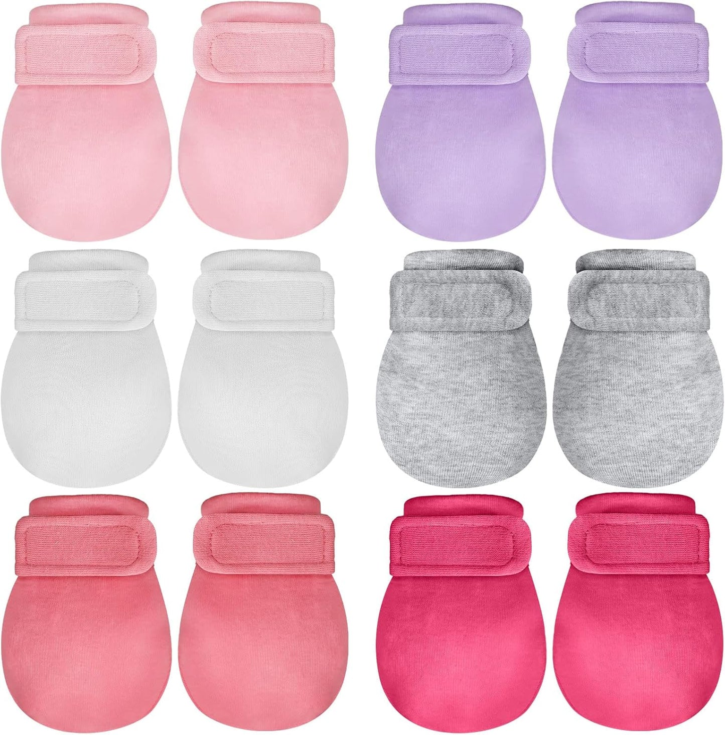 Adjustable Baby Mittens No Scratch Newborn Cotton Breathable Gloves Warm Baby Mitts for Boys Kids