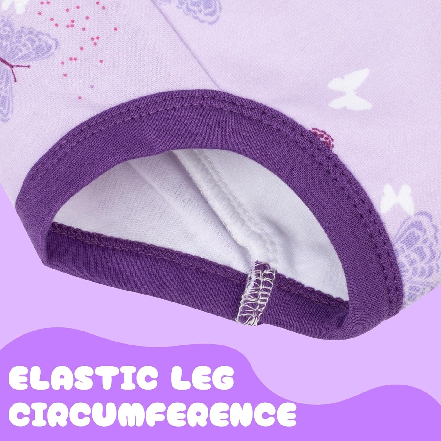 BIG ELEPHANT Toddler Training Pants, Soft Cotton Absorbent Training Underwear for Baby Boys & Girls