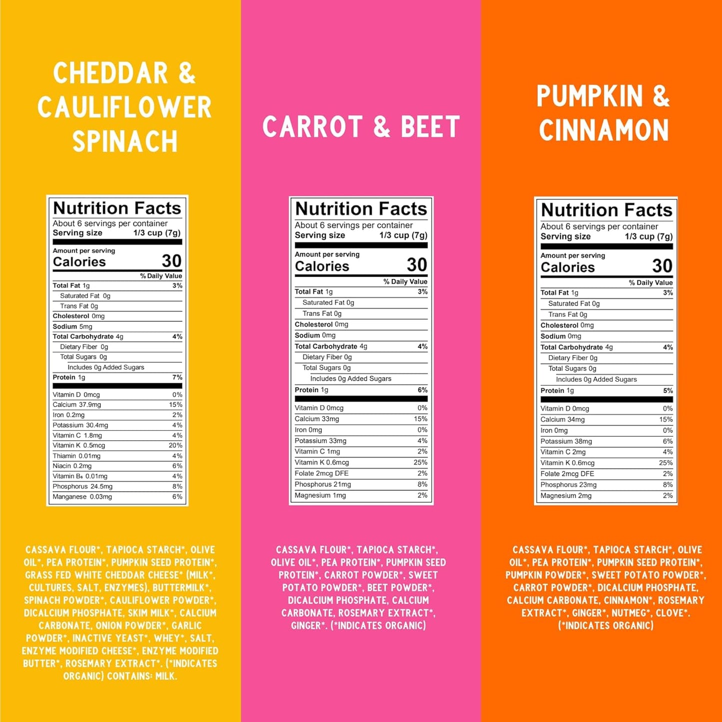 Serenity Kids 6+ Months Grain-Free Baby Puffs Snack - Baby & Toddler Snacks for 6+ Months - No Added Sugar & Gluten & Rice Free - BPA & Allergen Safe with Organic Cassava & Veggies - 1.5 Oz, 6 Pack