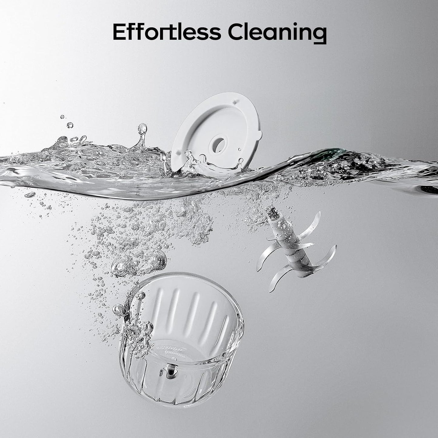 Bc Babycare Baby Food Maker-Baby Food blender for Fruit, Vegatable & Meat,Mini Food Processor for Potatoes, Grapes & Strawberries,White,10oz