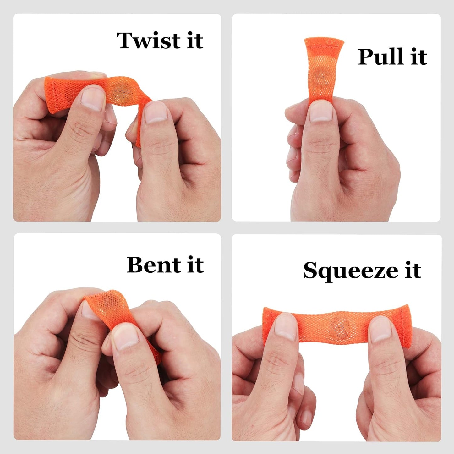 42 Pack Marble Mesh Fidget Toys,Fidget Toy Mesh and Marble Stress Relieve and Anxiety for Children and Adults, Stress Relieve Toy, Focus Enhance