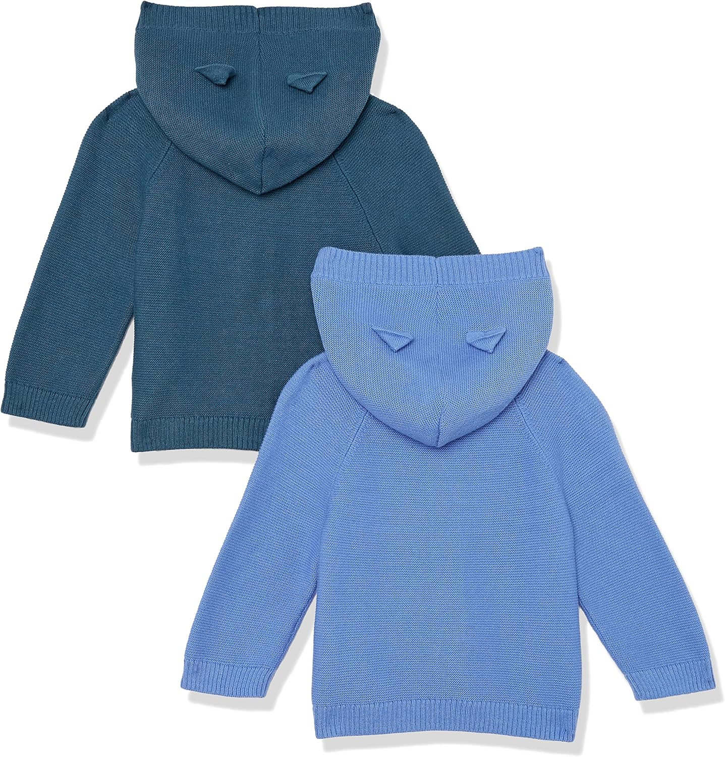 Amazon Essentials Unisex Babies' Hooded Sweater, Pack of 2