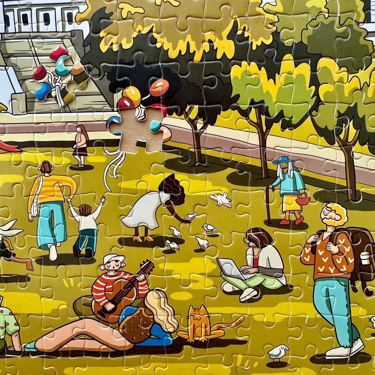 500 Piece Jigsaw Puzzle - United States Capitol - Washington, D.C. – 15.8 x 19.7 inches – Premium Quality Printed Cardboard – Numbered Pieces – Suitable for Ages 14+