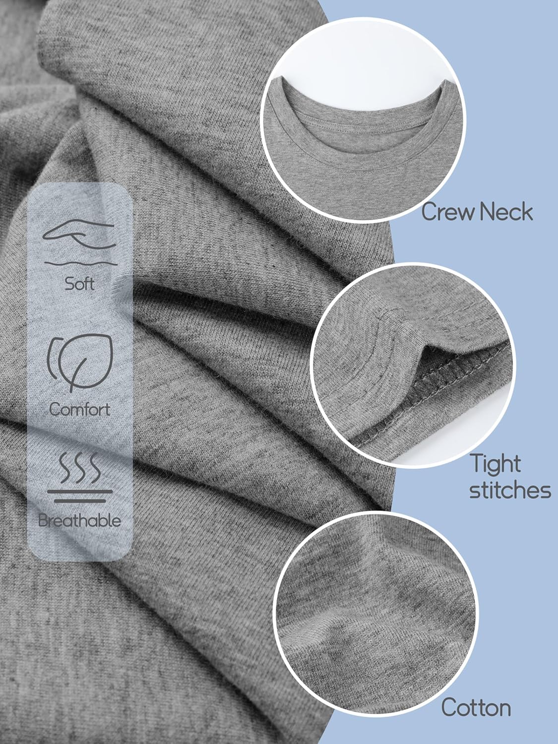 5 Pack Boys Shirts Short Sleeve Shirts for Boys Cotton T-Shirts Kids Toddler Tshirts Tees Clothes Summer Tops